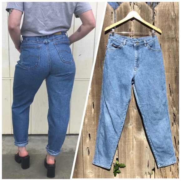 Lee Denim - VTG 80s 90s LEE tapered leg mom jeans